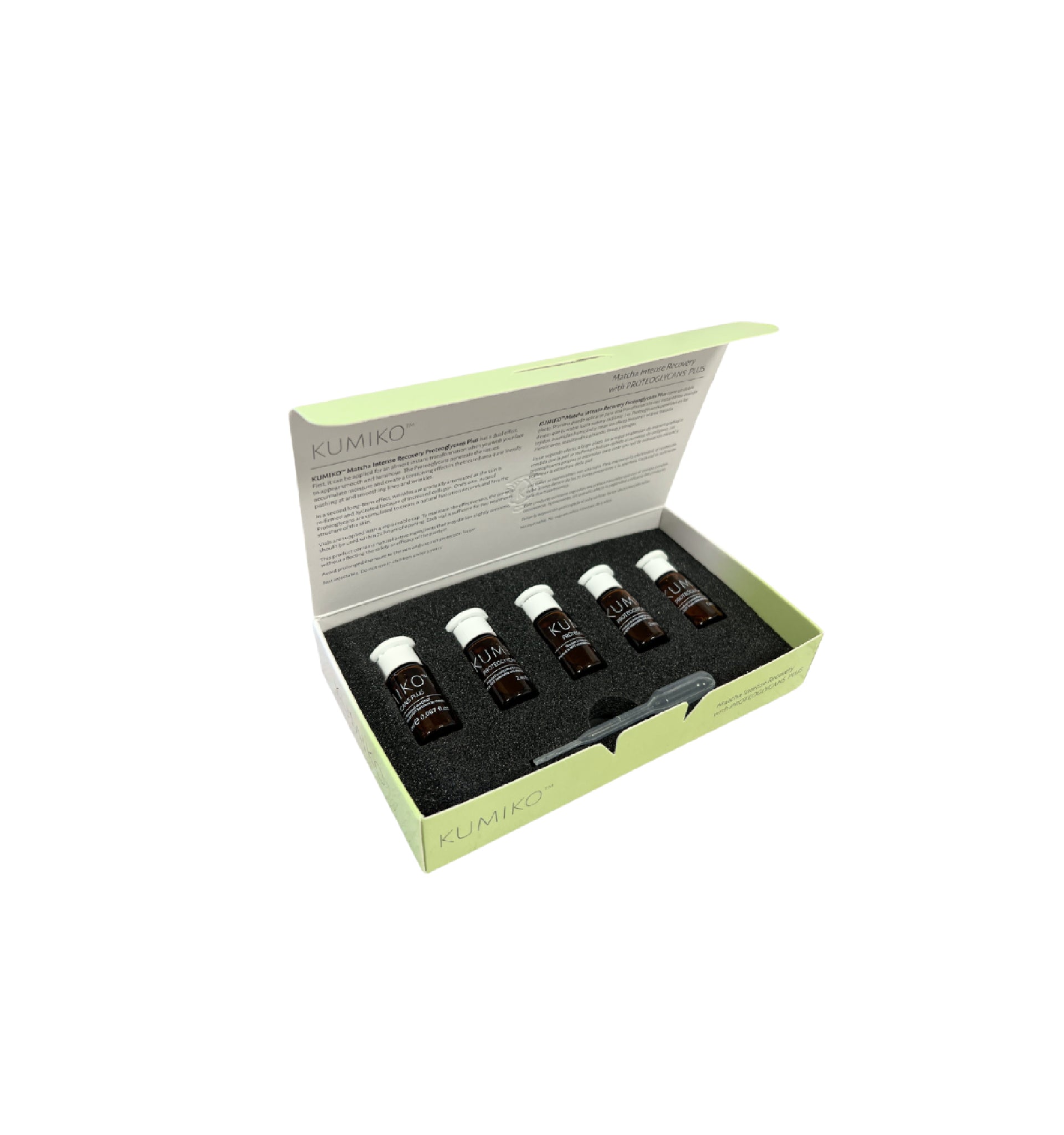 Suero Antiedad con Proteoglicanos y Matcha (5 Viales) 10 ml | Kumiko Chile