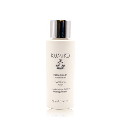 Kit limpieza facial matcha viaje tónico limpiador Kumiko
